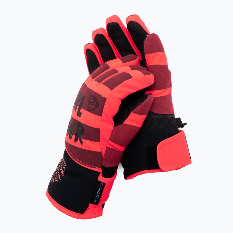 Children's ski glove ZIENER Liwa AS PR red 801997