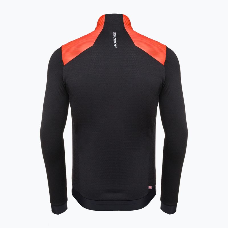 Men's hybrid ski jacket ZIENER Nesko red 224272 2