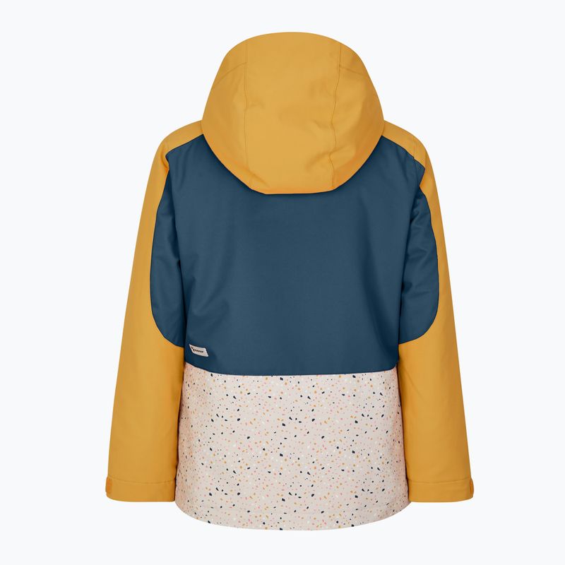 ZIENER children's ski jacket Amely yellow and black 227907 6