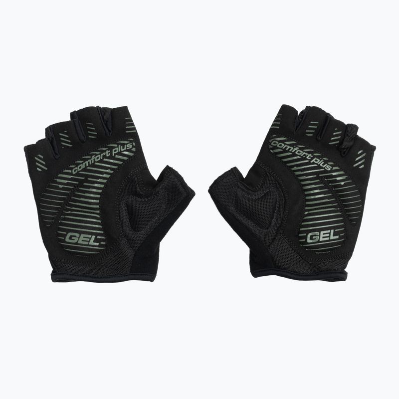 Men's Ziener MTB Collby Gel green stone cycling gloves 3