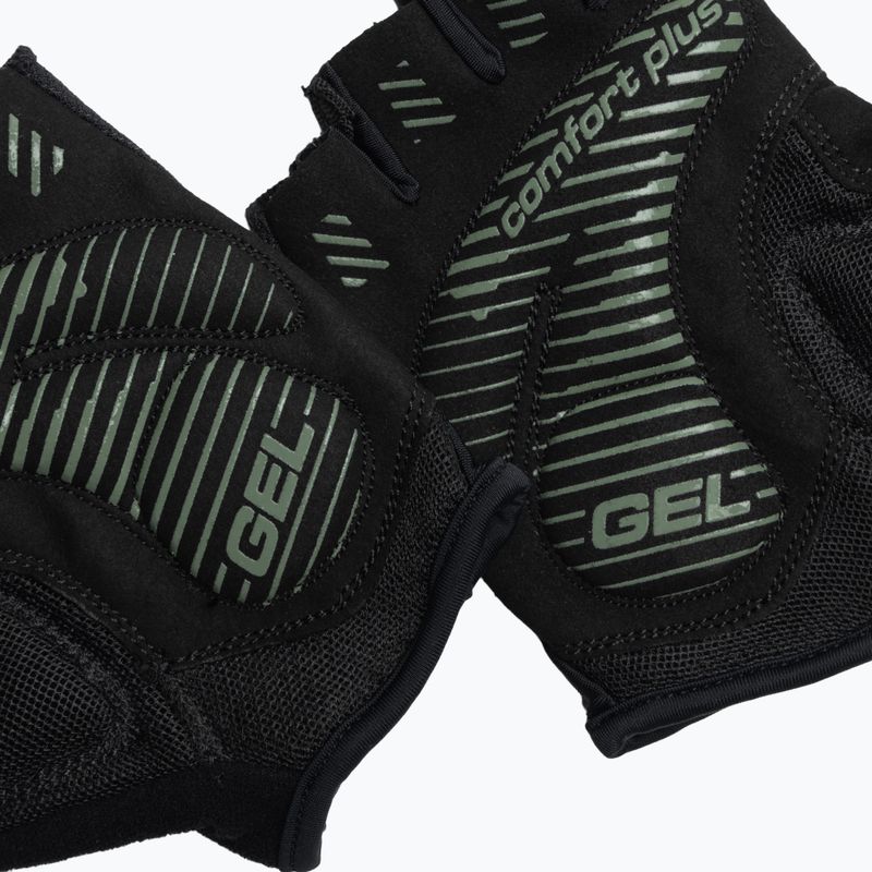 Men's Ziener MTB Collby Gel green stone cycling gloves 5