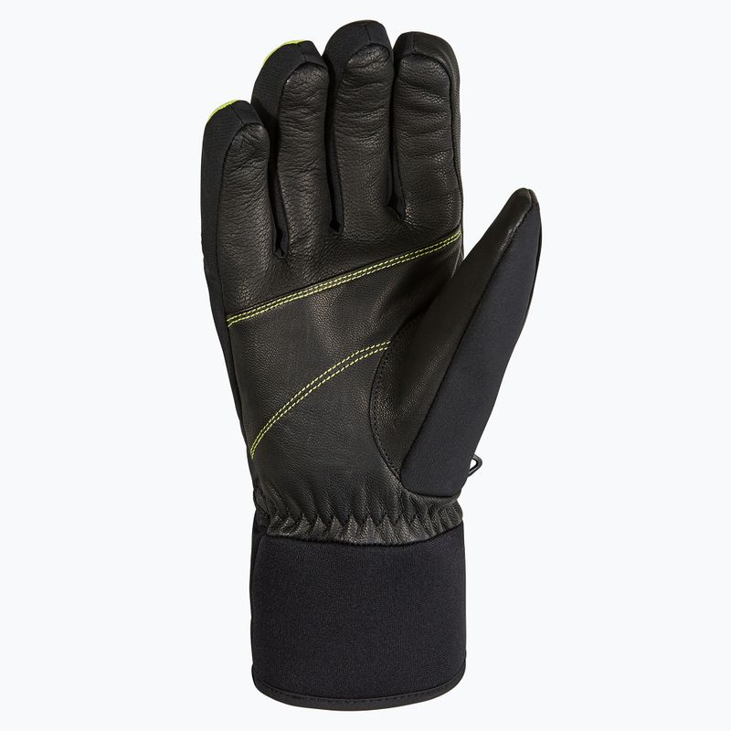 Men's ski gloves ZIENER Glyxus AS bitter/lemon 3