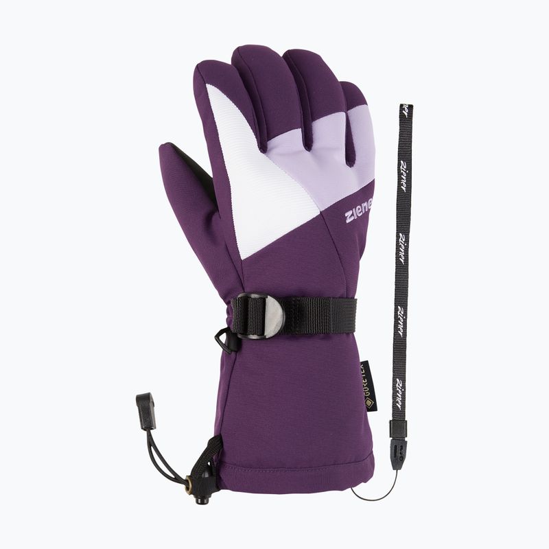 ZIENER Children's Ski Gloves Lani GTX dark violet 8