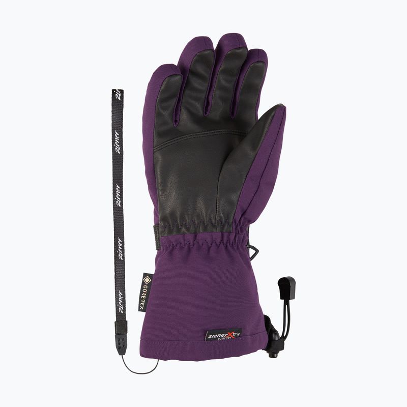 ZIENER Children's Ski Gloves Lani GTX dark violet 9