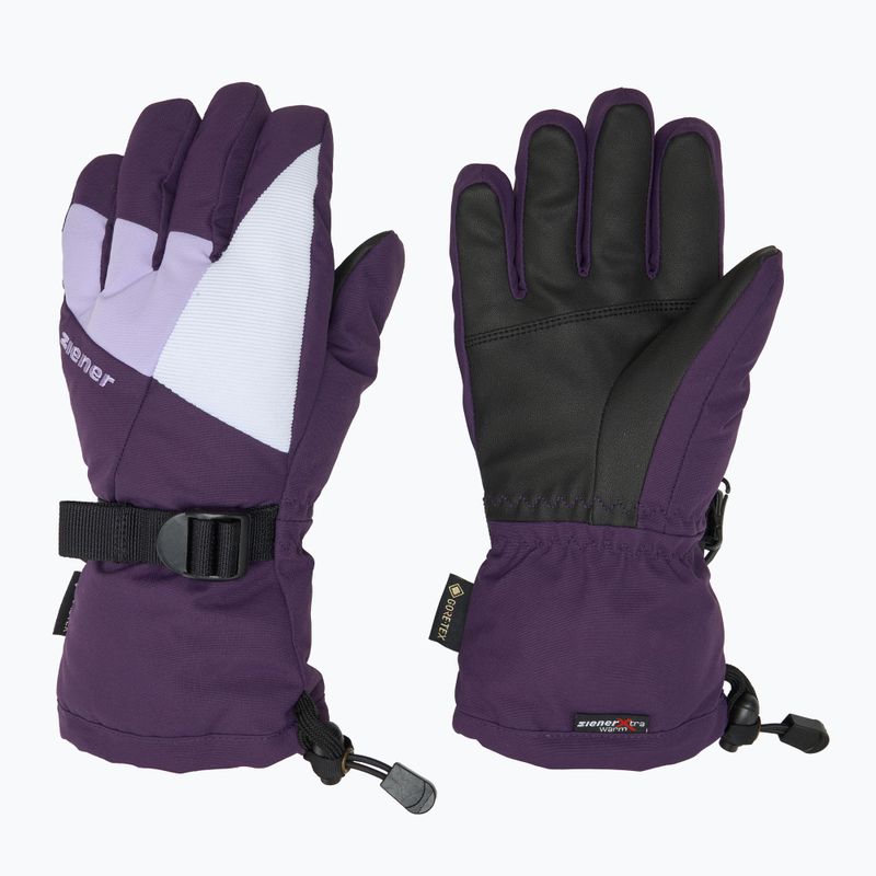ZIENER Children's Ski Gloves Lani GTX dark violet