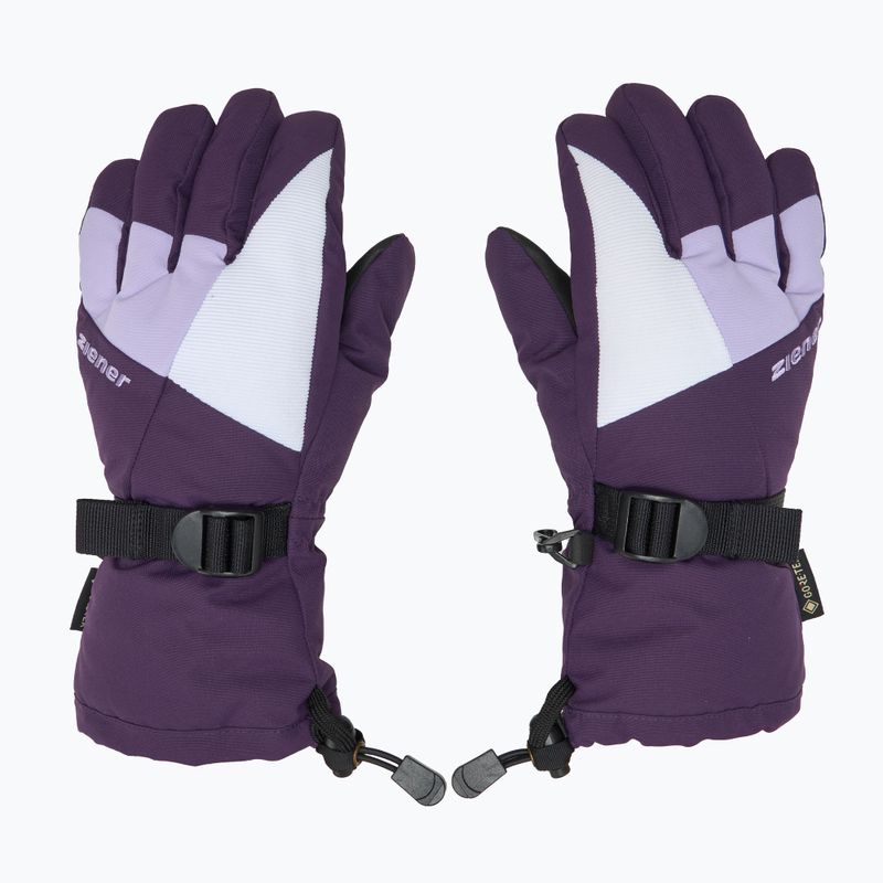 ZIENER Children's Ski Gloves Lani GTX dark violet 3
