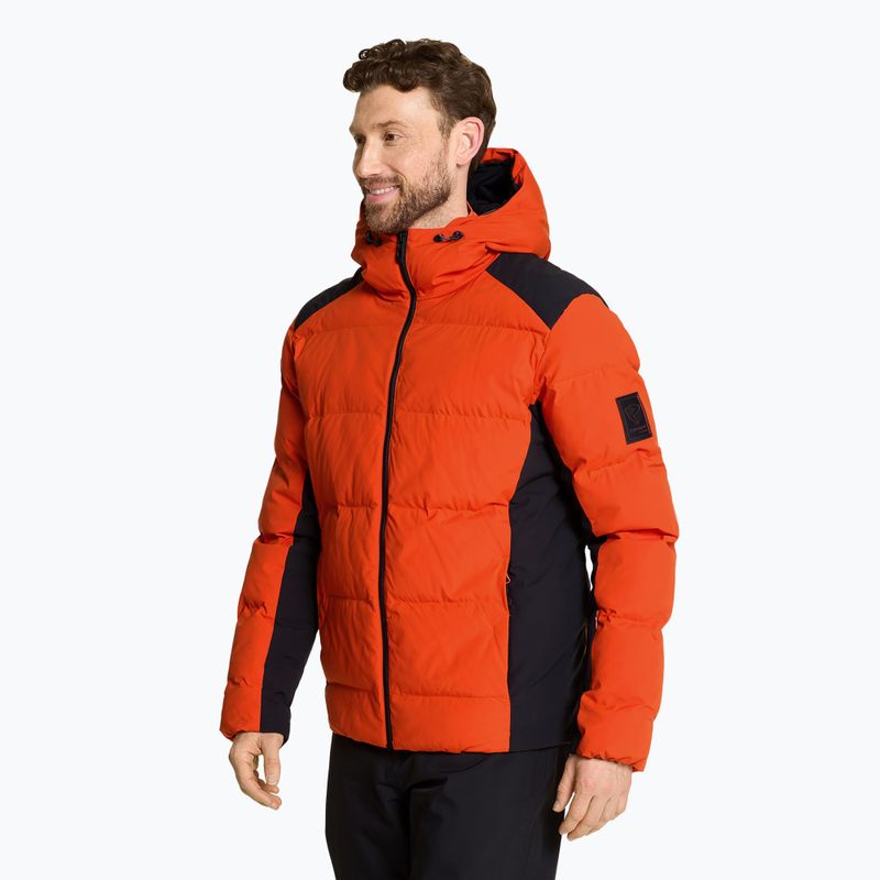 Men's ski jacket ZIENER Tyers orange pumpkin 3