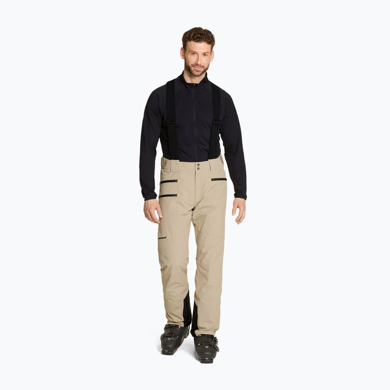 Men's ski trousers ZIENER Tronador cashew ripstop