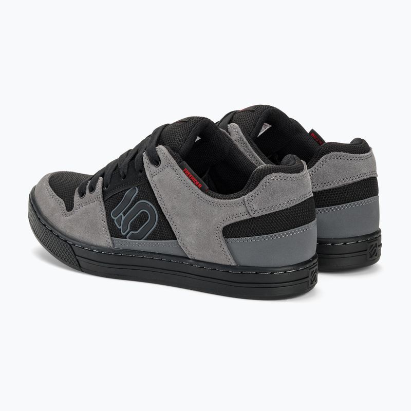 Men's platform cycling shoes adidas FIVE TEN Freerider grey five/core black/grey four FW2836 4