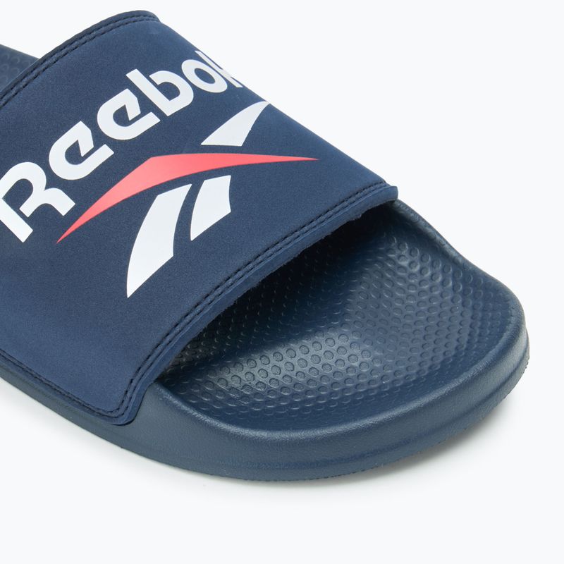 Reebok men's Fulgere vector navy/white/vector red flip-flops 7