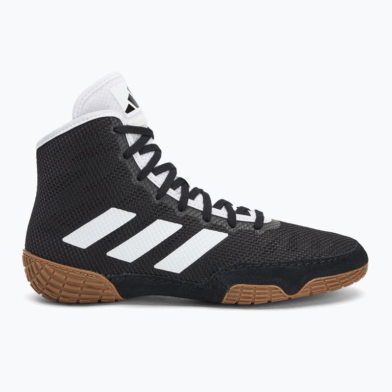 Men's adidas Tech Fall 2.0 core black/cloud white wrestling shoes 2