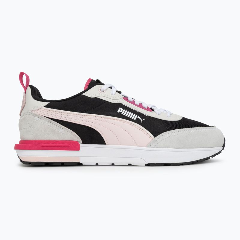 PUMA R22 men's shoes puma black / chalk pink / puma white 2