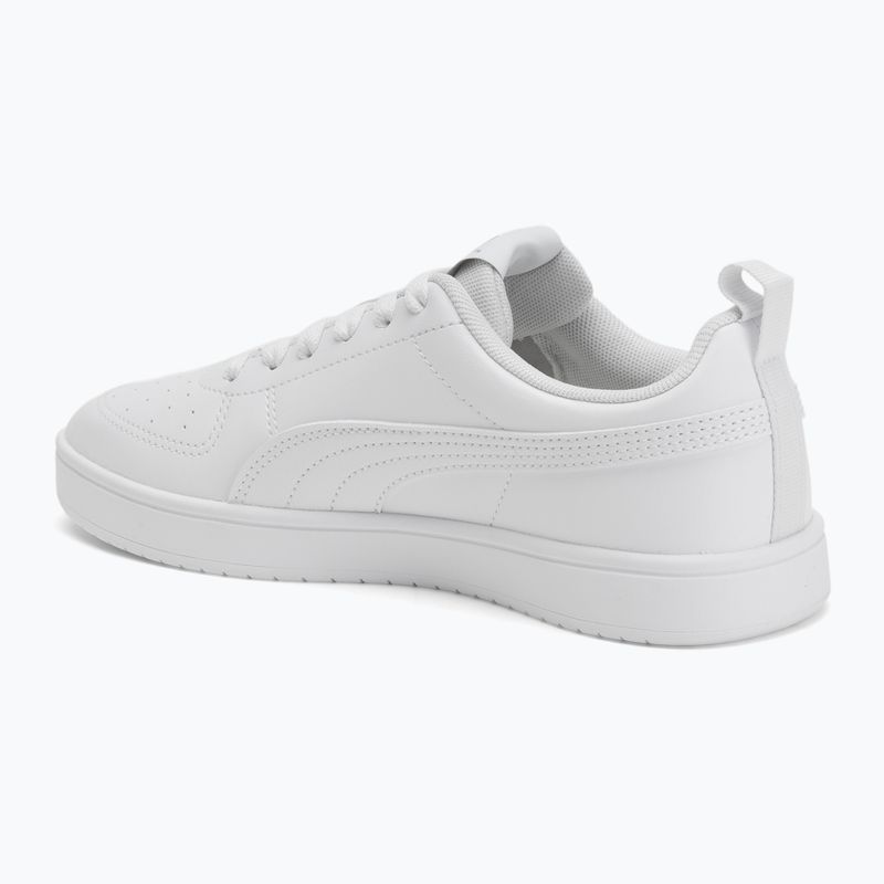 PUMA Rickie Jr junior shoes puma white/puma white/glacier gray 3