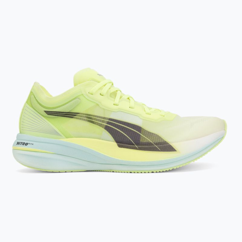 Women's running shoes PUMA Deviate Nitro Elite Racer yellow/green/blue/grey/white/black 2