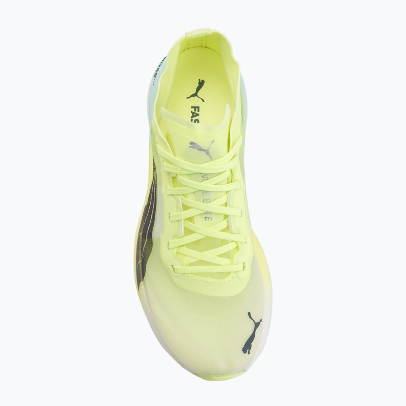 Women's running shoes PUMA Deviate Nitro Elite Racer yellow/green/blue/grey/white/black 5