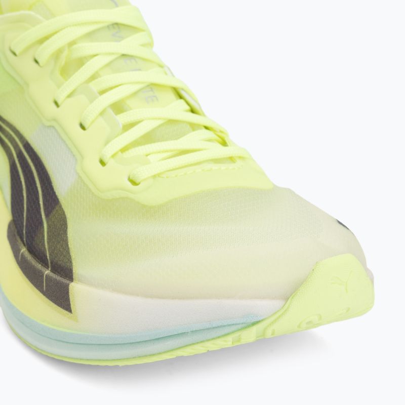 Women's running shoes PUMA Deviate Nitro Elite Racer yellow/green/blue/grey/white/black 7
