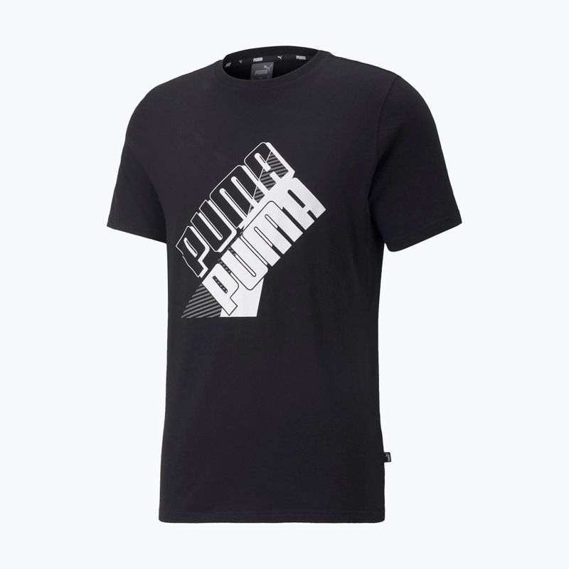 Men's training t-shirt PUMA Power Logo Tee black 849788 01 6