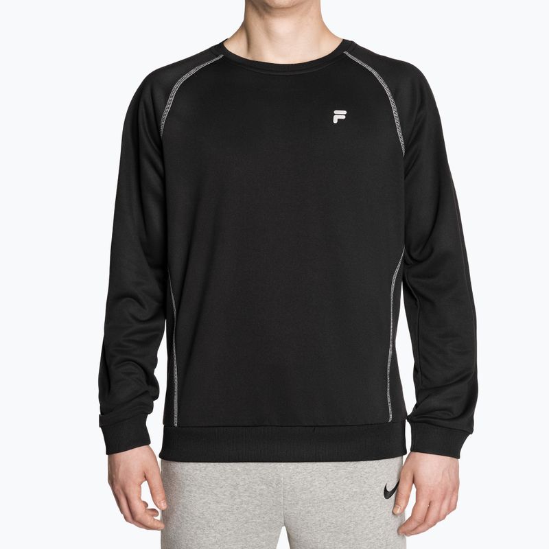 Men's FILA Landin Raglan Crew Sweatshirt black