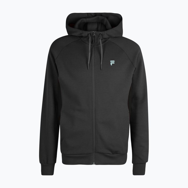 FILA men's Romulus Hooded Track sweatshirt black