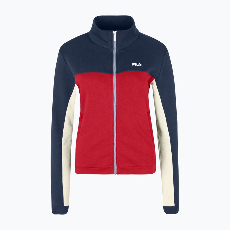 FILA women's sweatshirt Bruckberg Track black iris true red antique white