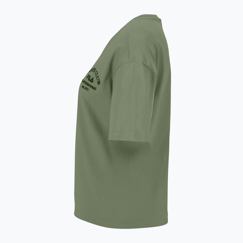 Women's FILA Boms Loose Fit T-shirt oil green 3