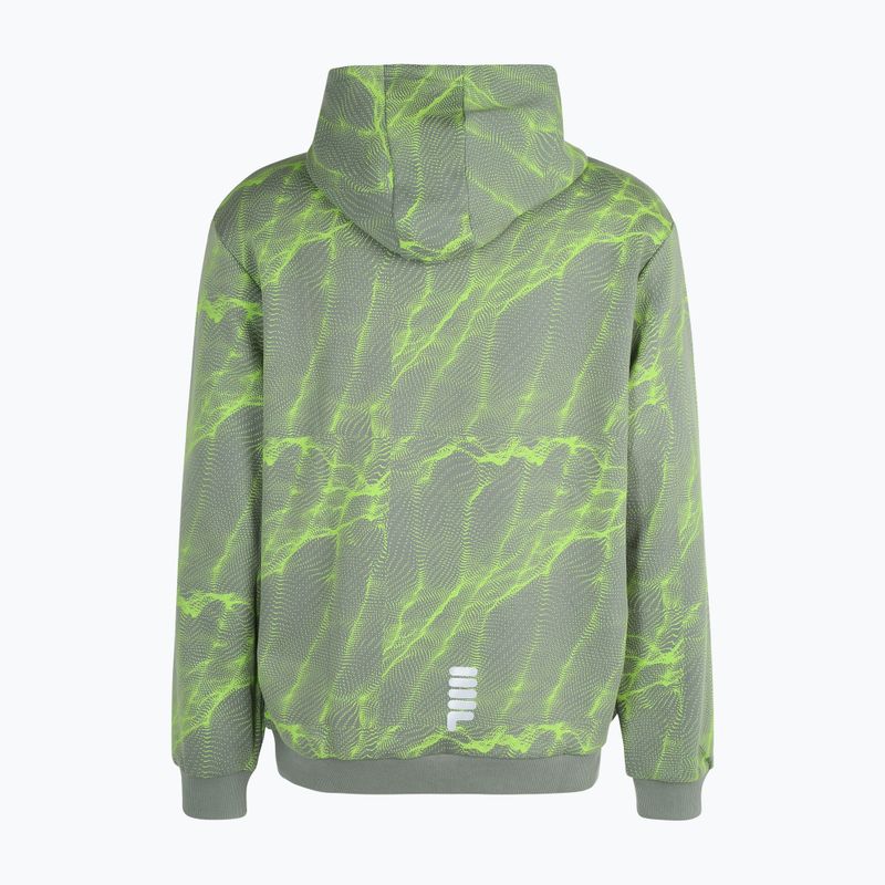 FILA men's Redford AOP Hoody jasmine green mars aop sweatshirt 6