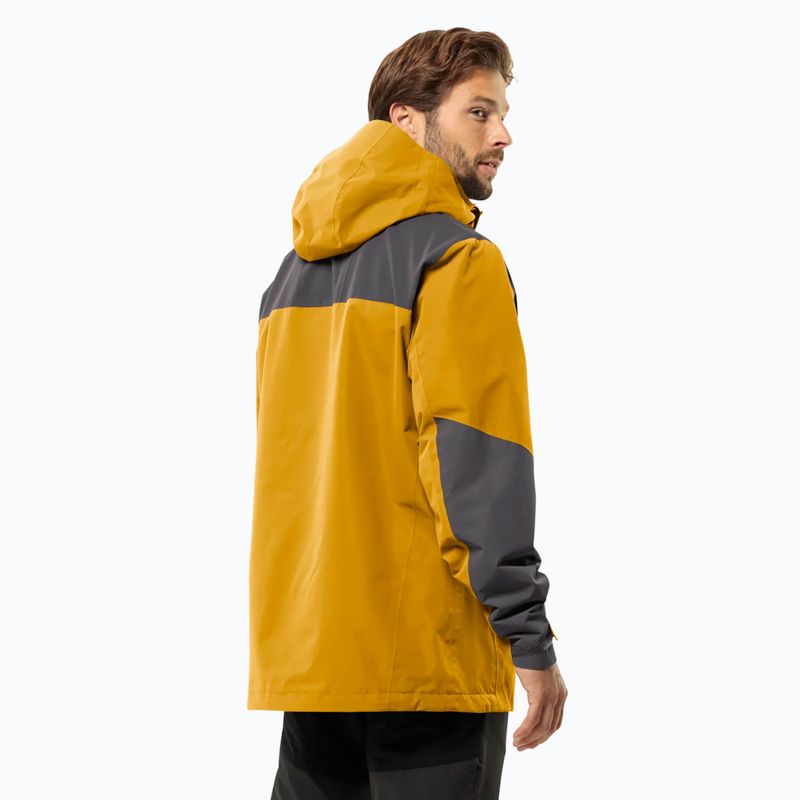 Jack Wolfskin men's 3-in-1 jacket Jasper 2L curry 2