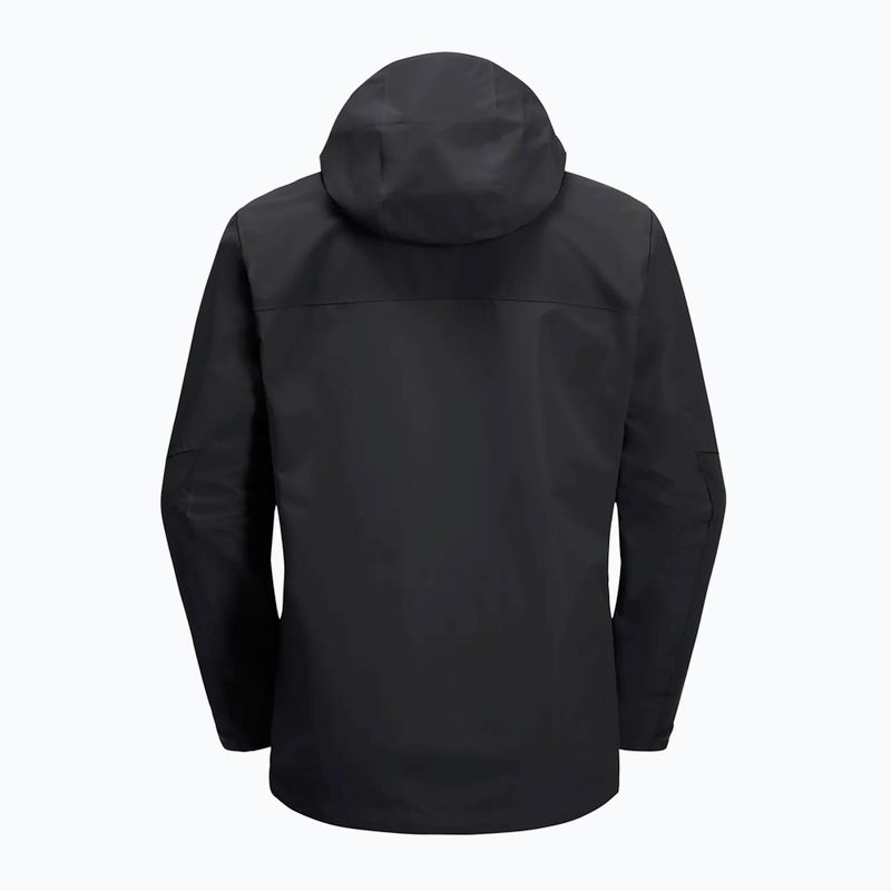 Jack Wolfskin men's 3-in-1 jacket Jasper 2L black 7