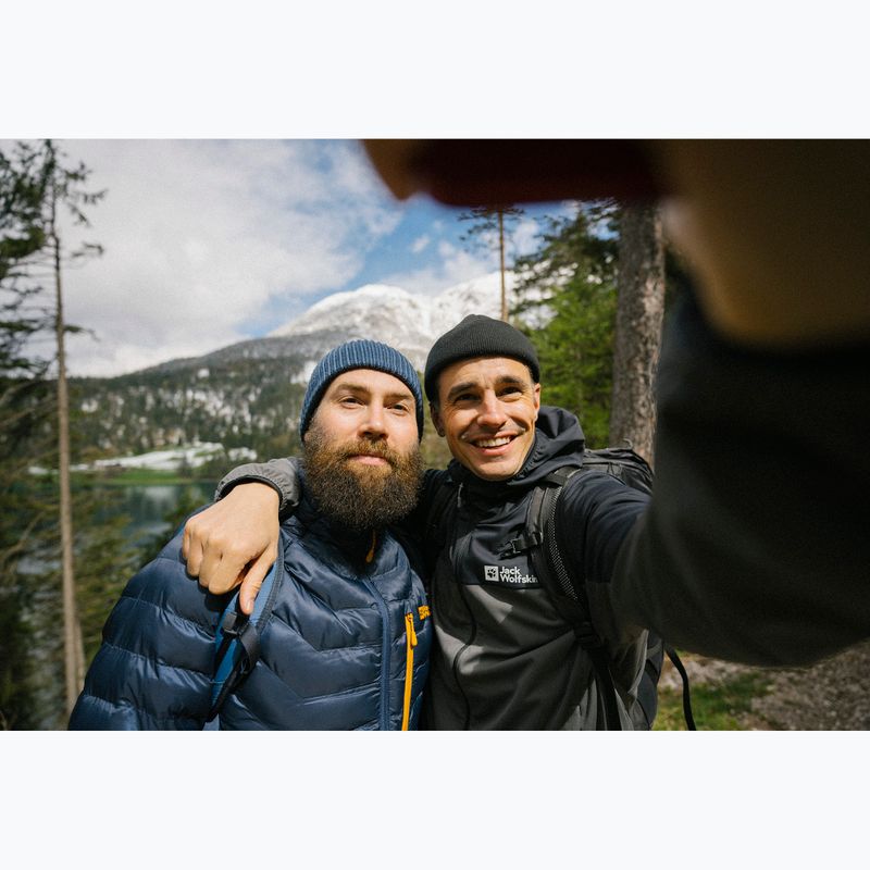 Men's rain jacket Jack Wolfskin Highest Peak 3L black 18