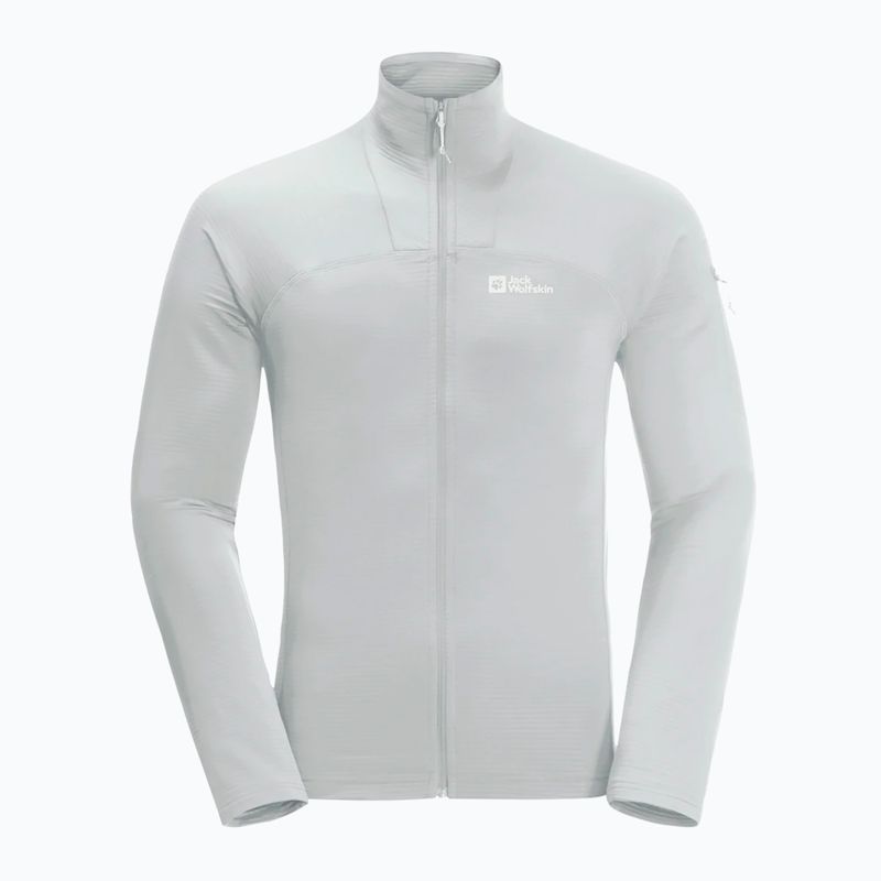 Jack Wolfskin men's trekking jacket Prelight FZ cool grey 5