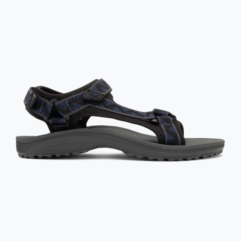Jack Wolfskin men's sandals Wave Breaker black midnight blue 2