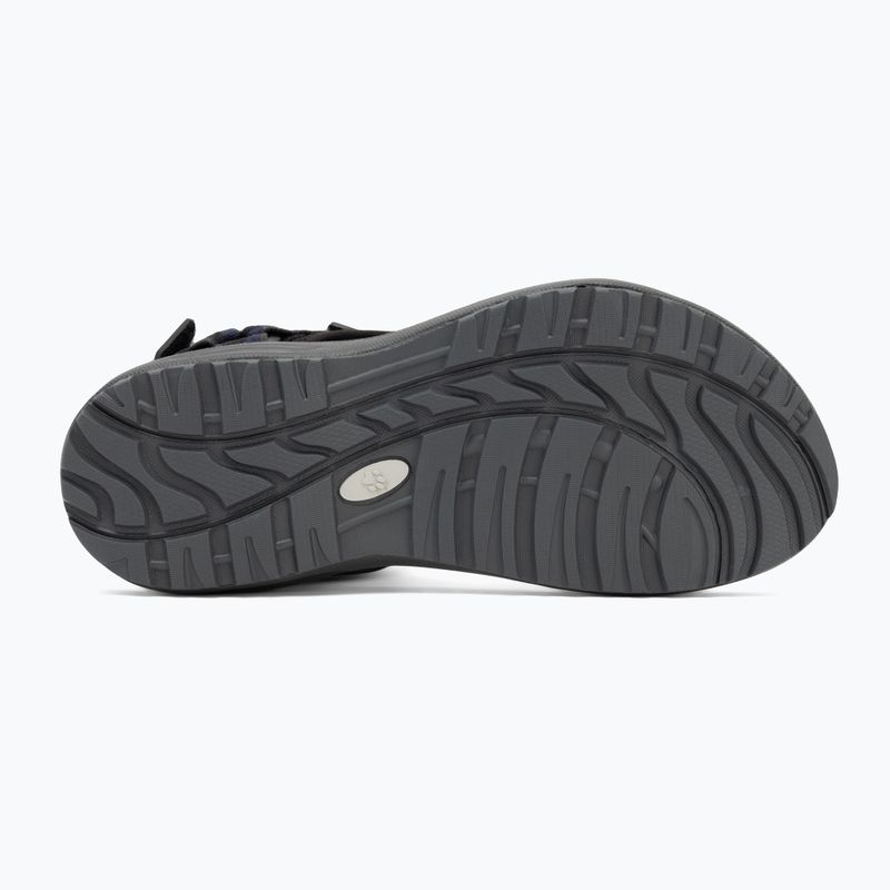 Jack Wolfskin men's sandals Wave Breaker black midnight blue 4