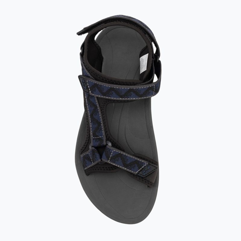 Jack Wolfskin men's sandals Wave Breaker black midnight blue 5