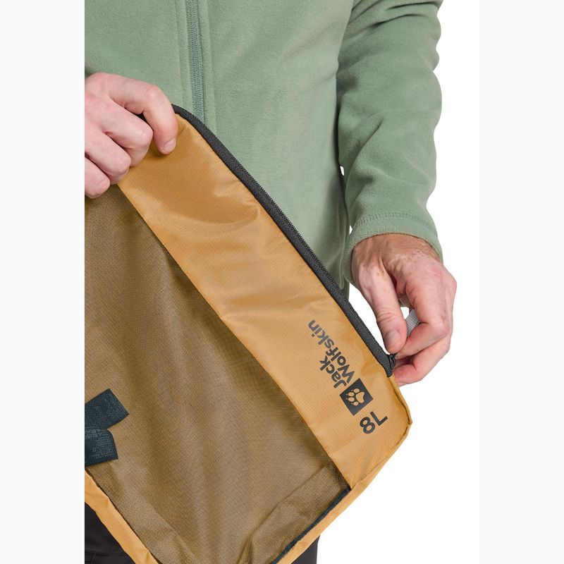 Jack Wolfskin Compression Cube 8 l salted carmel travel organiser 10