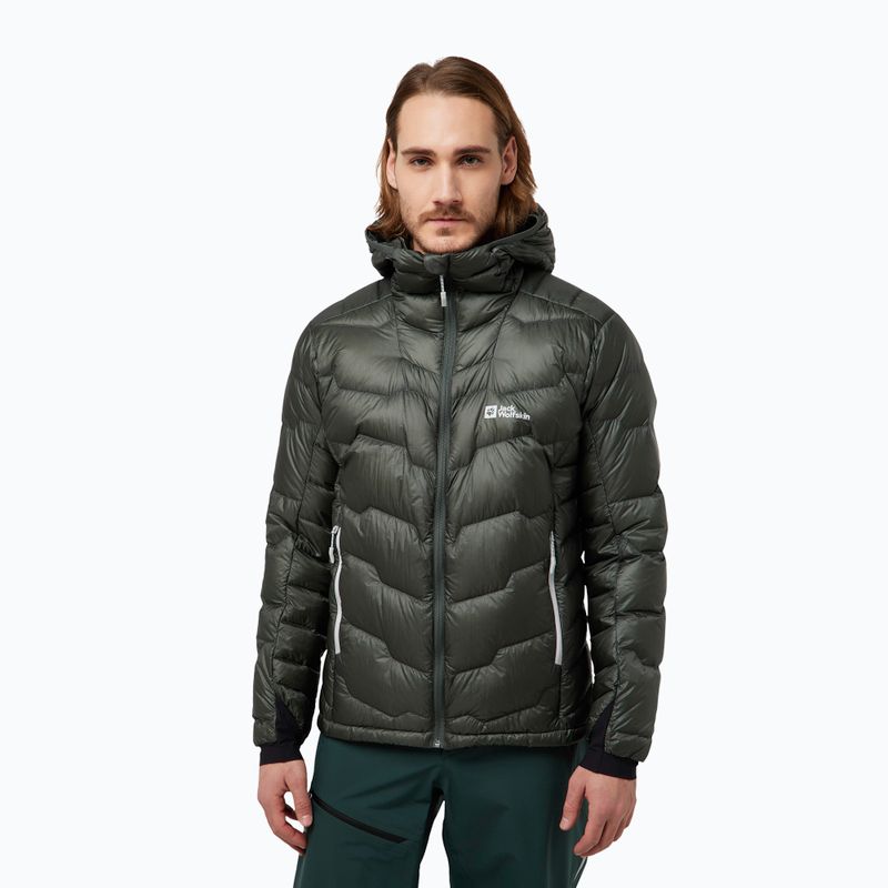 Jack Wolfskin men's Alpspitze Down Hoody slate green