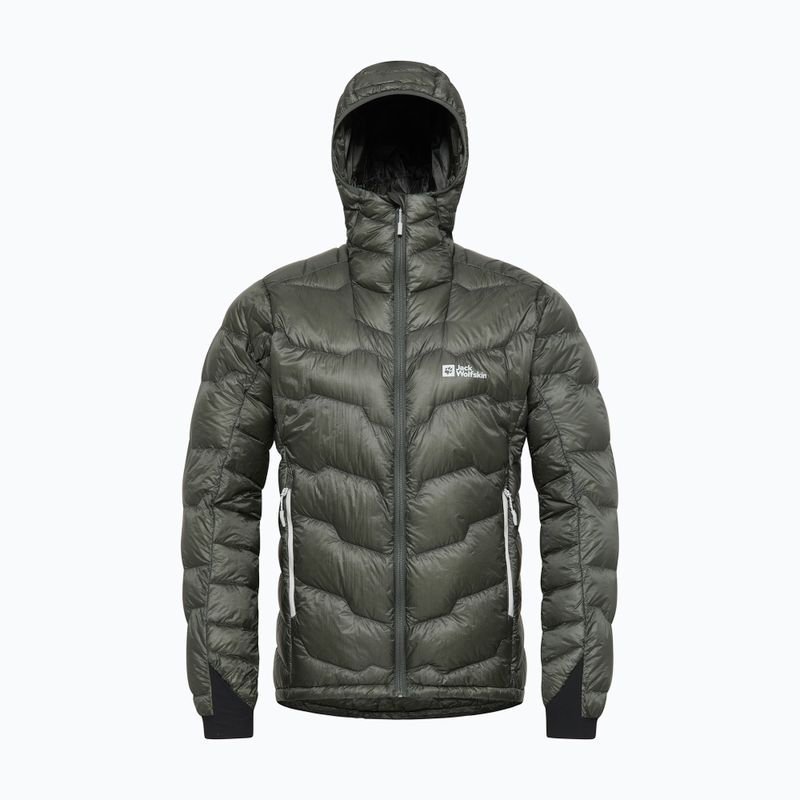 Jack Wolfskin men's Alpspitze Down Hoody slate green 7