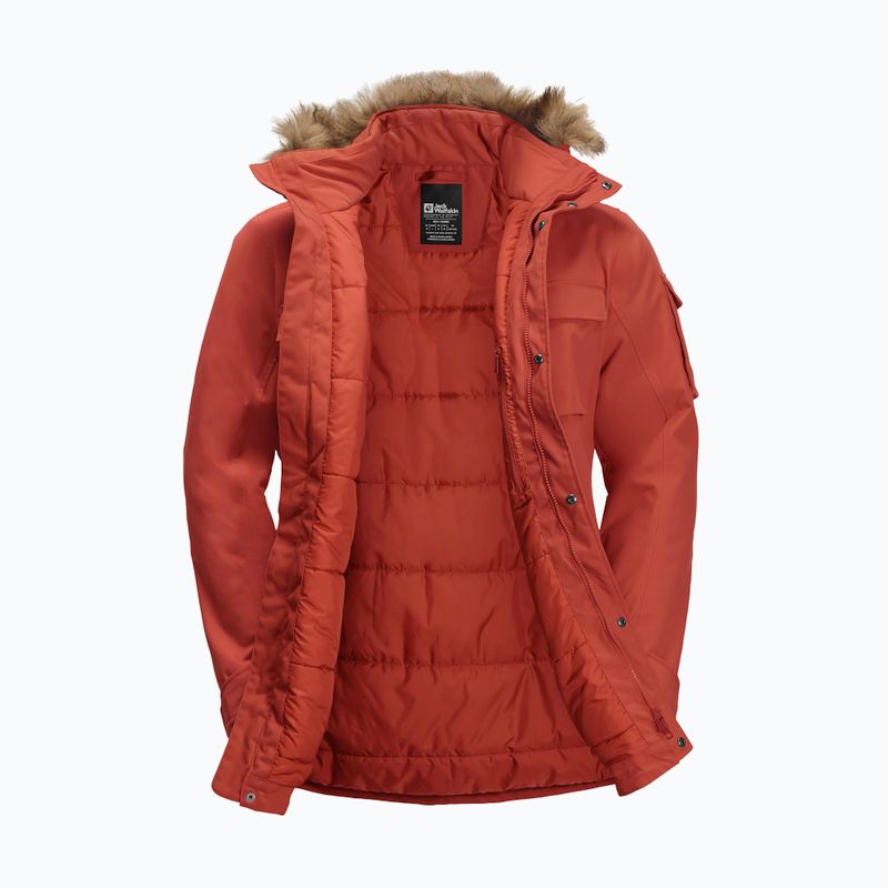 Jack Wolfskin men's down jacket Glacier Canyon Parka intense rust 9