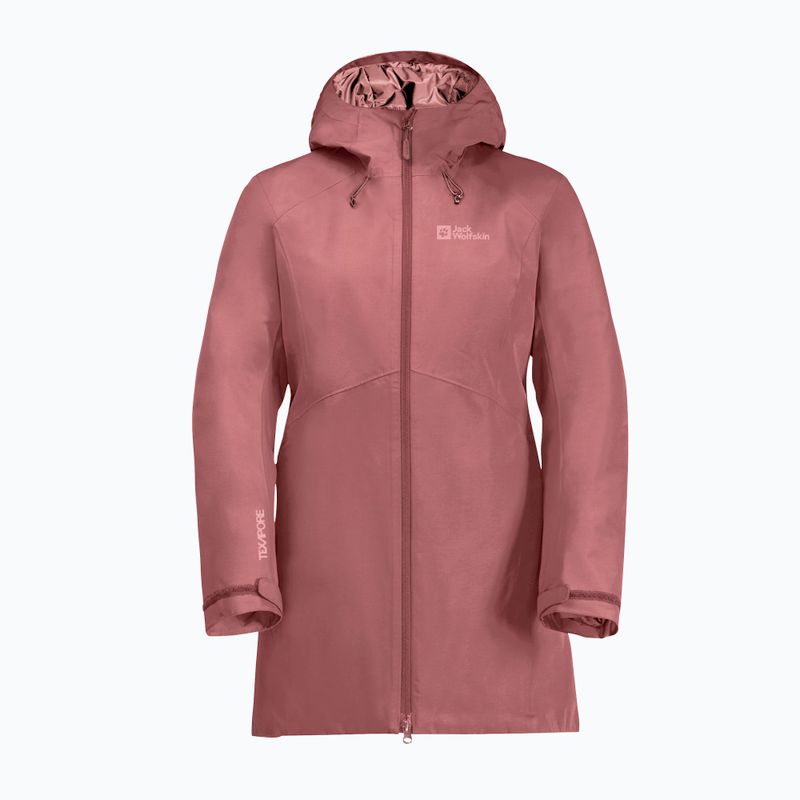 Jack Wolfskin women's winter jacket Heidelstein Ins red ochre 7