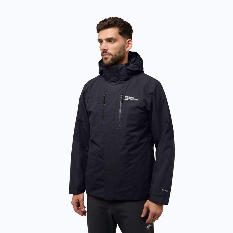 Men's 3in1 jacket Jack Wolfskin Jasper 3In1 black