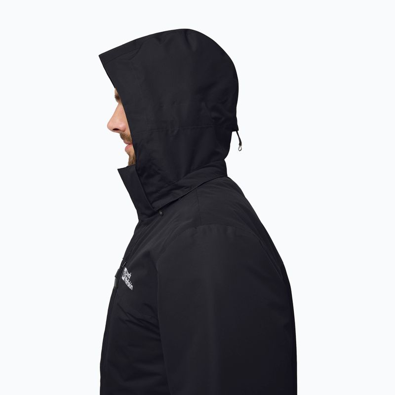 Men's 3in1 jacket Jack Wolfskin Jasper 3In1 black 6