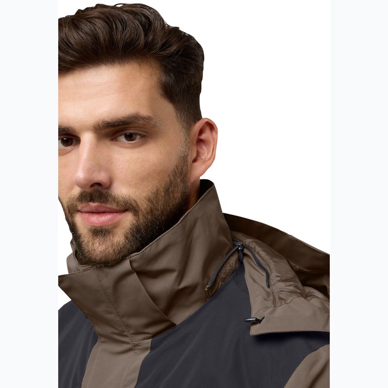 Jack Wolfskin men's Jasper 3In1 jacket cold coffee 7