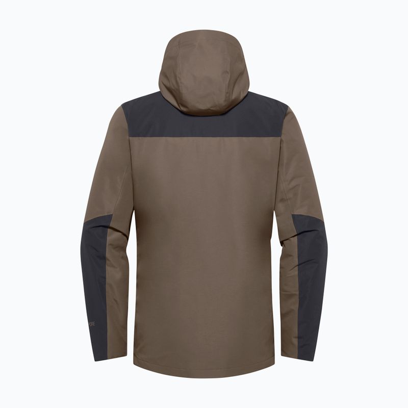 Jack Wolfskin men's Jasper 3In1 jacket cold coffee 19
