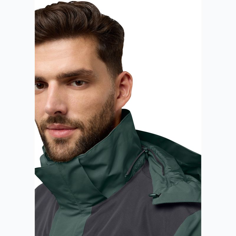 Jack Wolfskin men's Jasper 3In1 jacket black olive 6