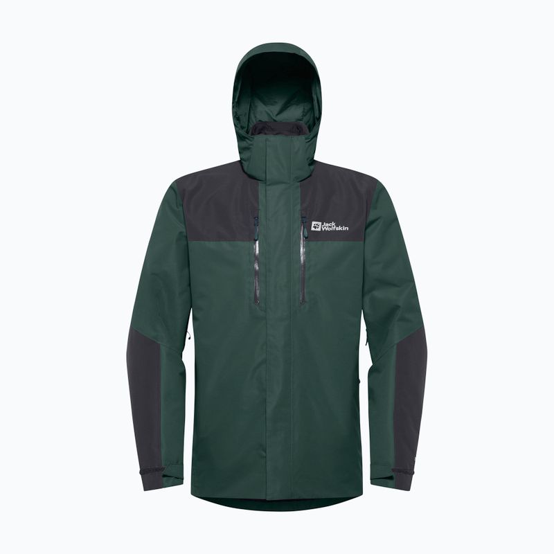 Jack Wolfskin men's Jasper 3In1 jacket black olive 18