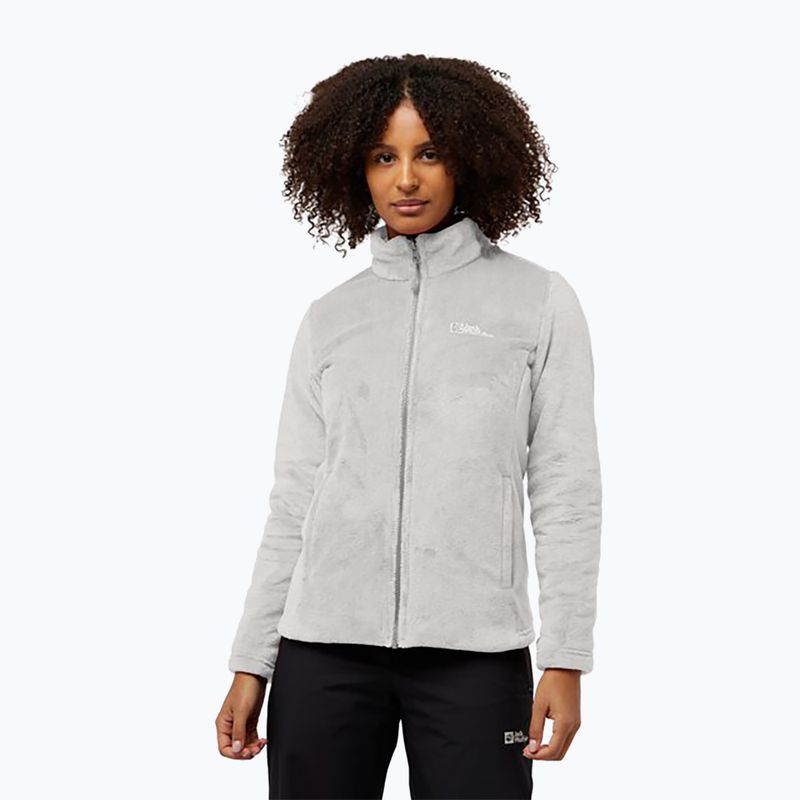 Jack Wolfskin women's Rotwand 3In1 fleece sweatshirt graphite 4