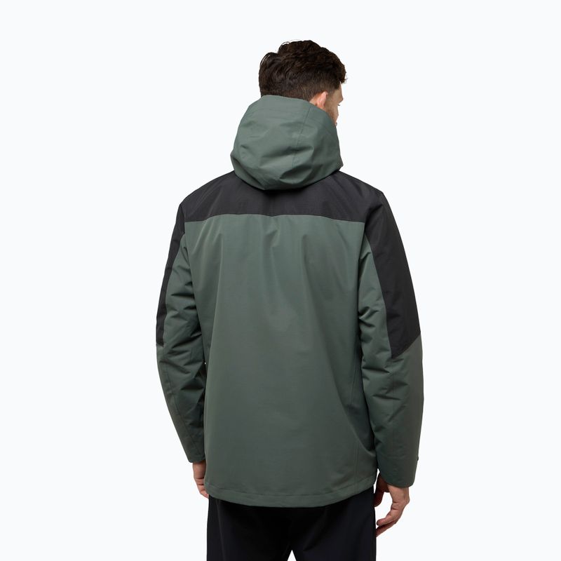 Jack Wolfskin men's Romberg 3In1 jacket slate green 3