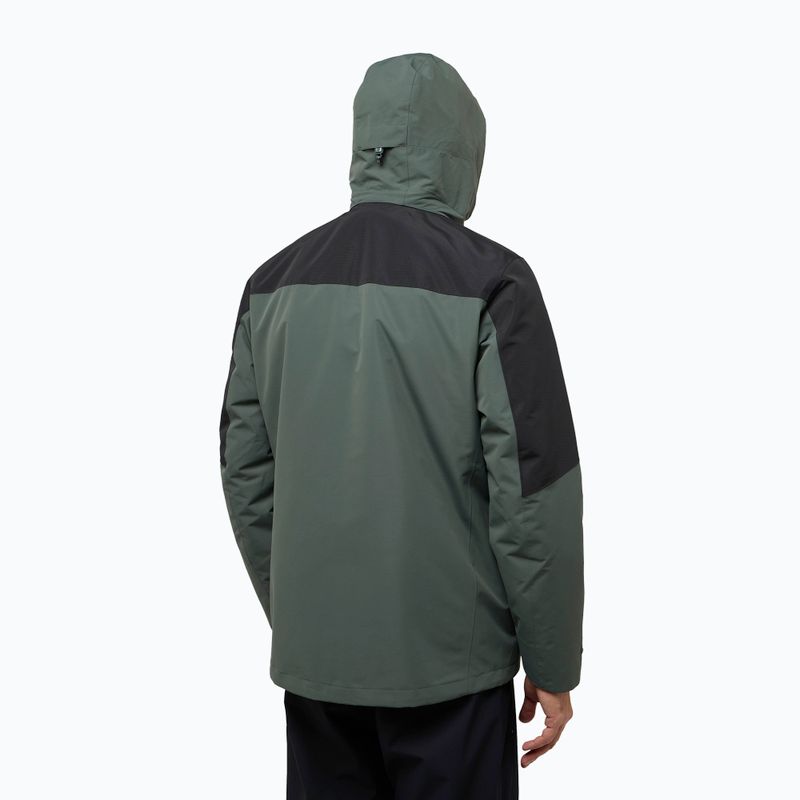 Jack Wolfskin men's Romberg 3In1 jacket slate green 4