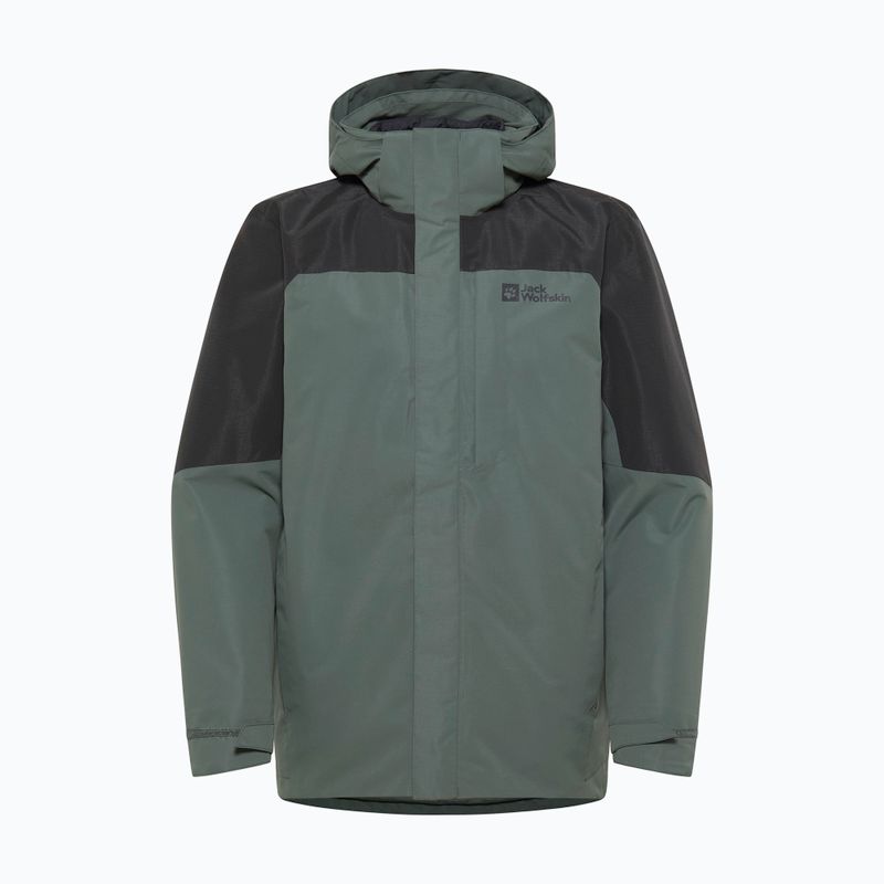 Jack Wolfskin men's Romberg 3In1 jacket slate green 17