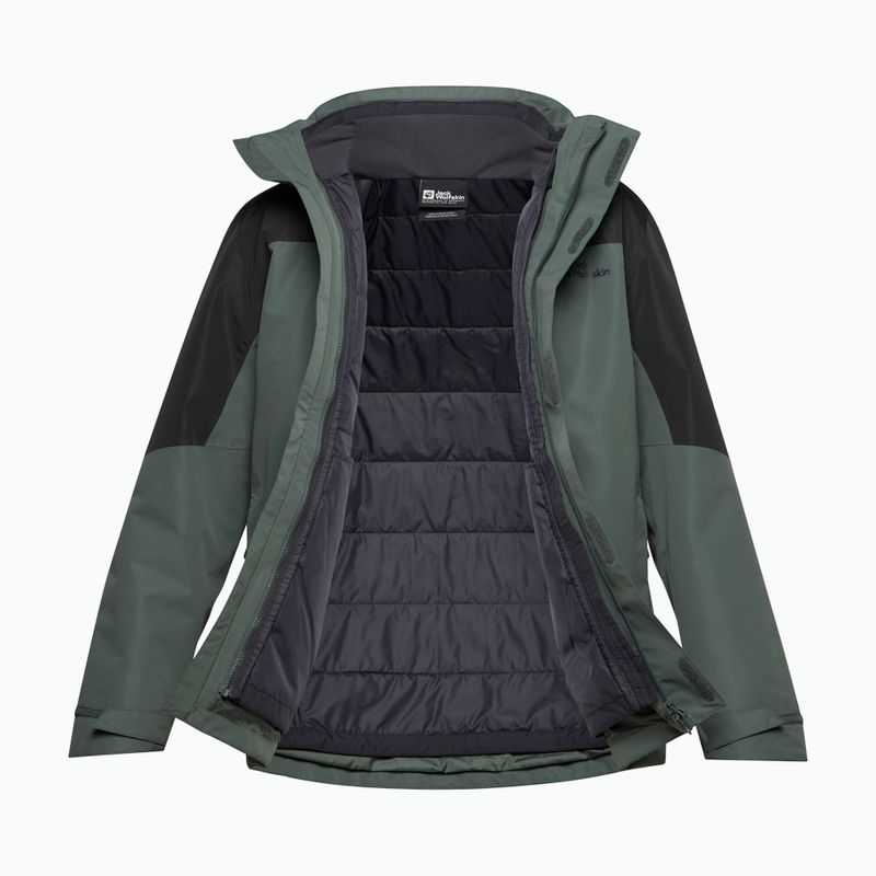 Jack Wolfskin men's Romberg 3In1 jacket slate green 20