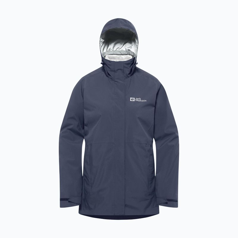 Jack Wolfskin women's Rotwand 3In1 fleece sweatshirt graphite 13